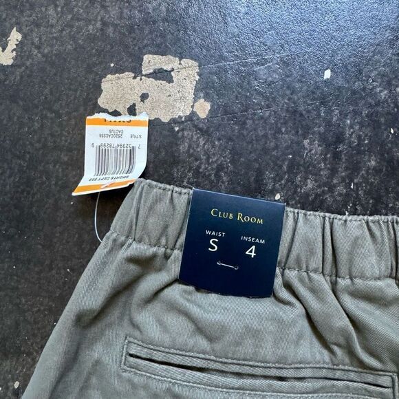 Club Room Women’s NWT Shorts 4” Inseam 100% Cotton Essential Size Small Casual - Picture 7 of 10